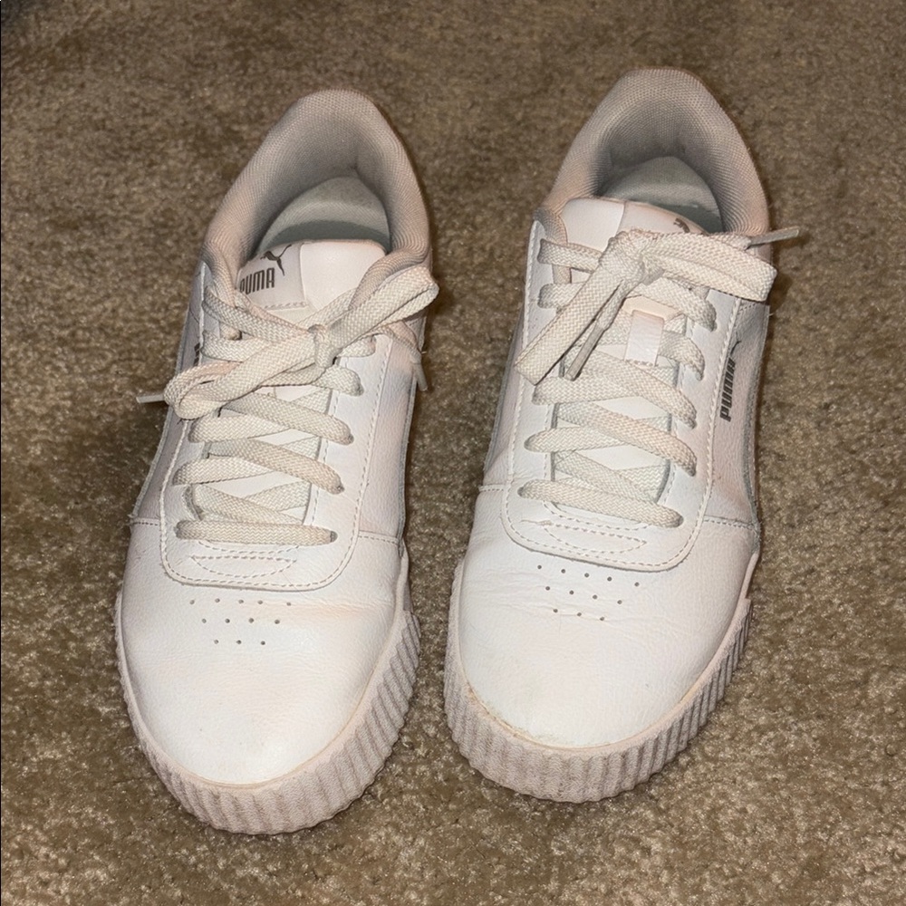 Puma Classic White Leather Sneakers